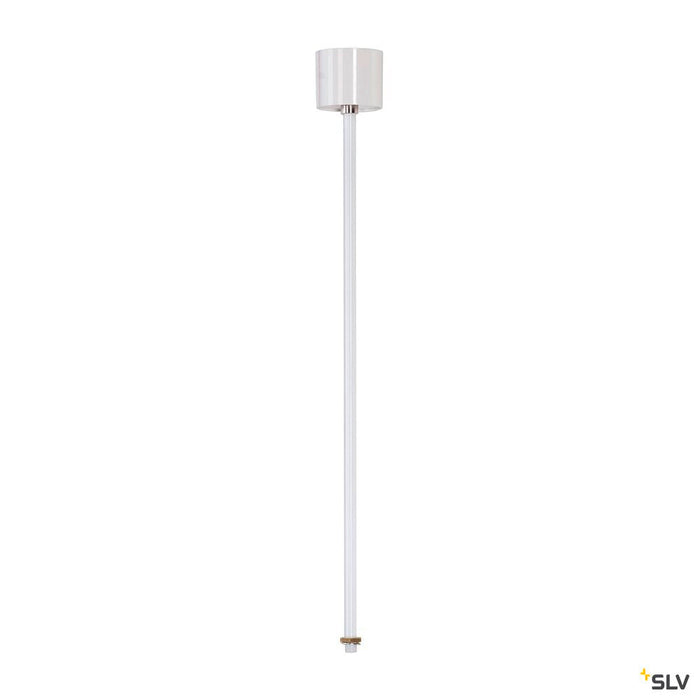 PENDANT SUSPENSION for EUTRAC 240V 3-phase surface-mounted track, rigid, white, 60 cm, M13 thread