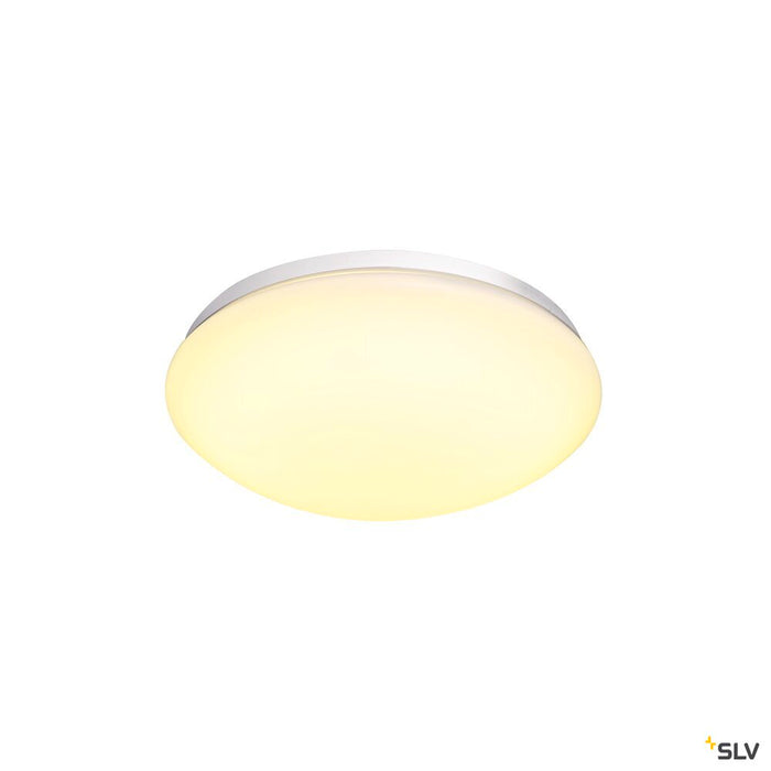 LIPSY 30 Dome, LED Outdoor surface-mounted wall and ceiling light, white, IP44, 3000/4000K