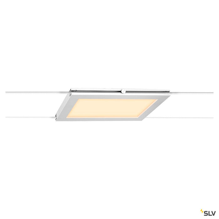 PLYTTA rectangular, cable luminaire for the TENSEO low voltage cable system, 2700K, white