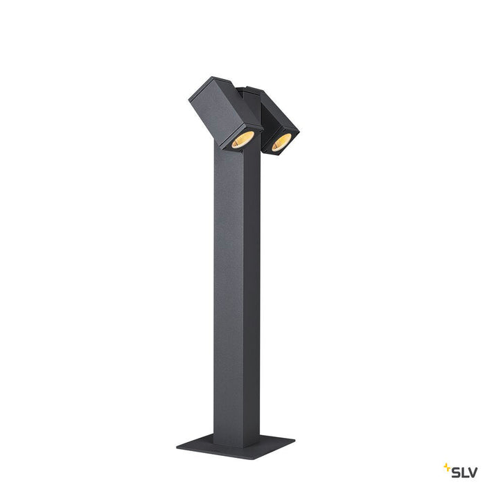 THEO PATHLIGHT, double, QPAR51, Outdoor floor, stand, anthracite