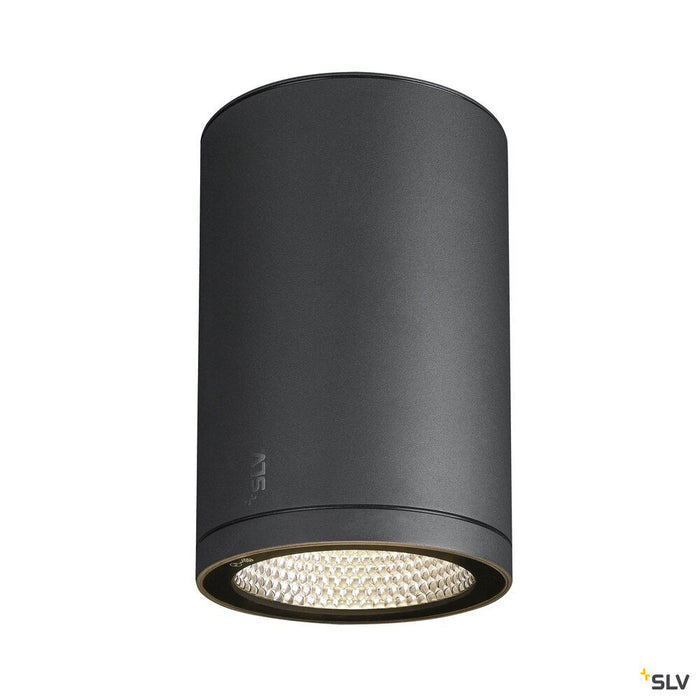 ENOLA ROUND L, outdoor LED surface-mounted ceiling light anthracite CCT 3000/4000K