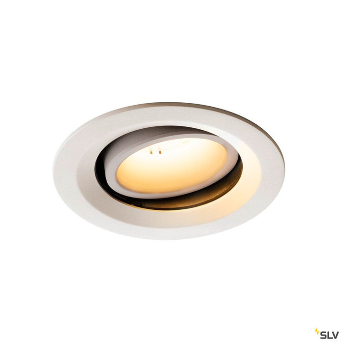 NUMINOS MOVE DL M, Indoor LED recessed ceiling light white/white 2700K 20° rotating and pivoting