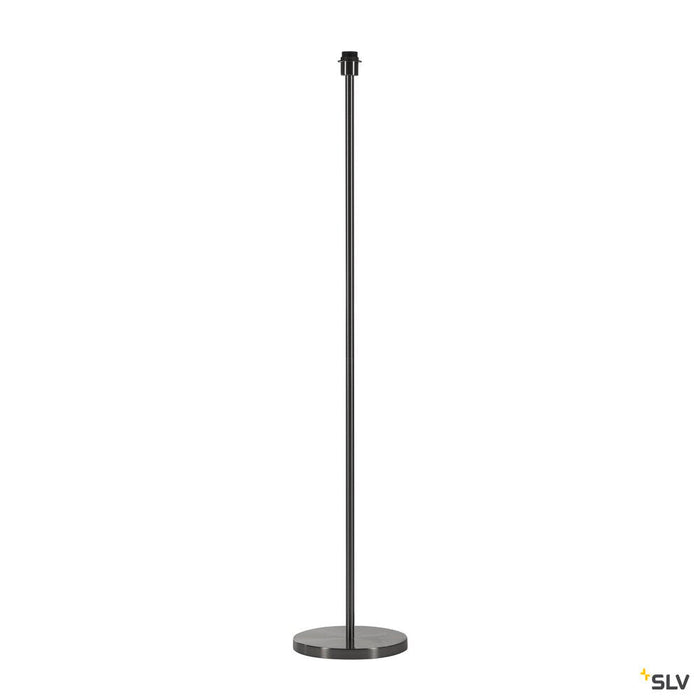 FENDA, floor stand, lamp base, TC-(D,H,T,Q)SE, brushed metal, without shade, max. 60W