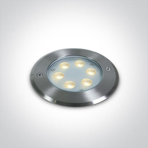 6X1W LED CW SS316 IP68 RECESSED UNDERWATER 24V.