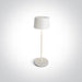 WHITE LED 3,3W WW TABLE LAMP RECHARGEABLE USB SOCKET IP65 DIMMABLE.