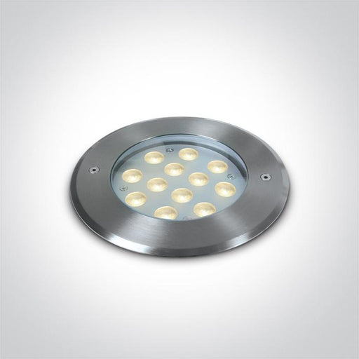 12X1W LED CW SS316 IP68 RECESSED UNDERWATER 24V.