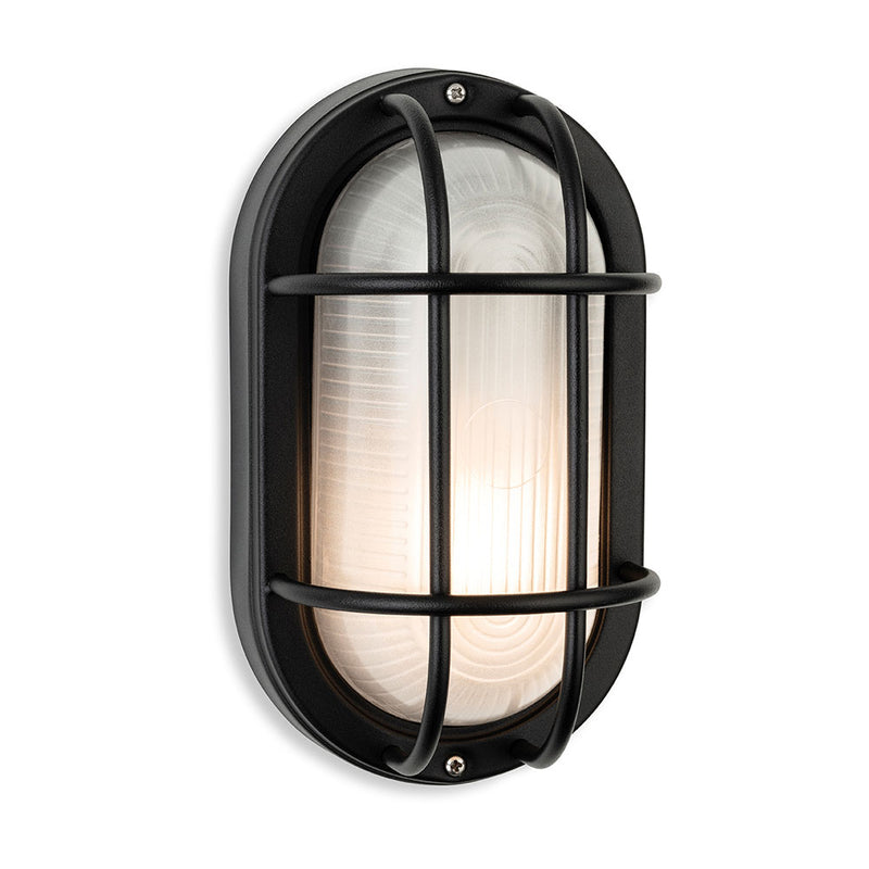 Lugo Bulkhead Black with Frosted Glass