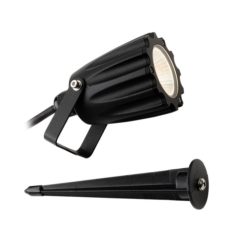 Marley LED Wall & Spike Spot Black