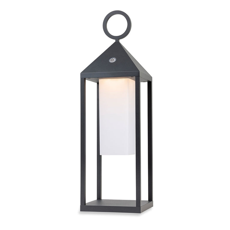 Aruba LED Table / Floor Lantern Graphite
