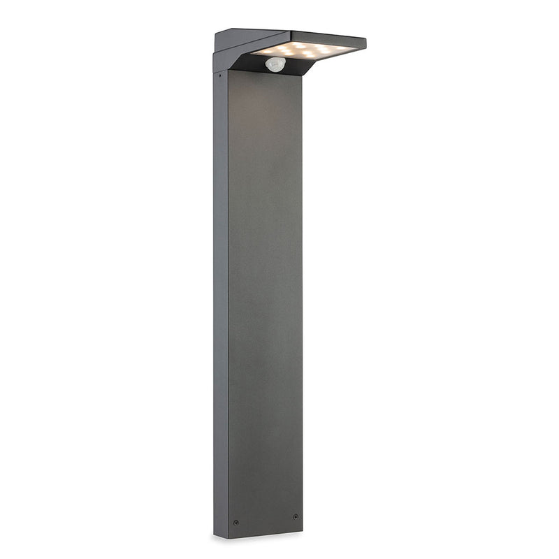 Cyrus LED Solar Post with PIR Graphite
