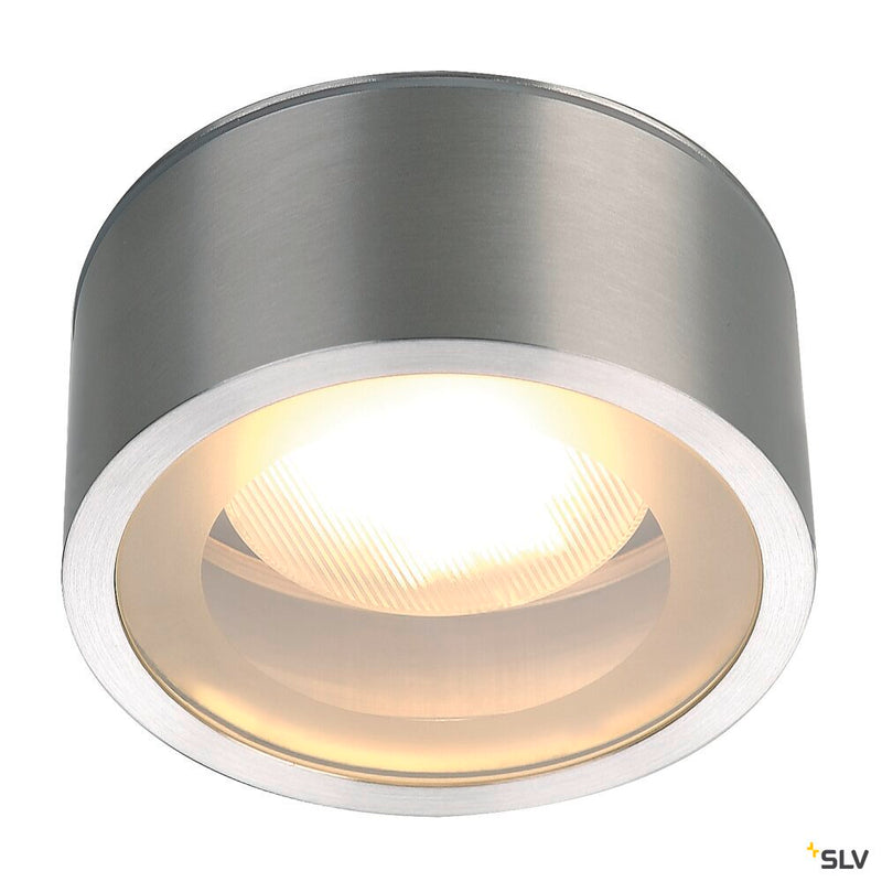 ROX CEILING OUT, TCR-TSE, outdoor ceiling light, brushed aluminium, max. 11W, IP44
