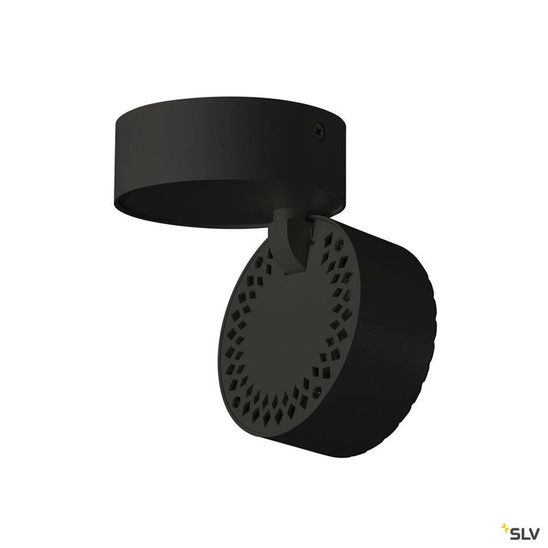 TOTHEE, wall and ceiling light, LED, 3000K, black, 50°