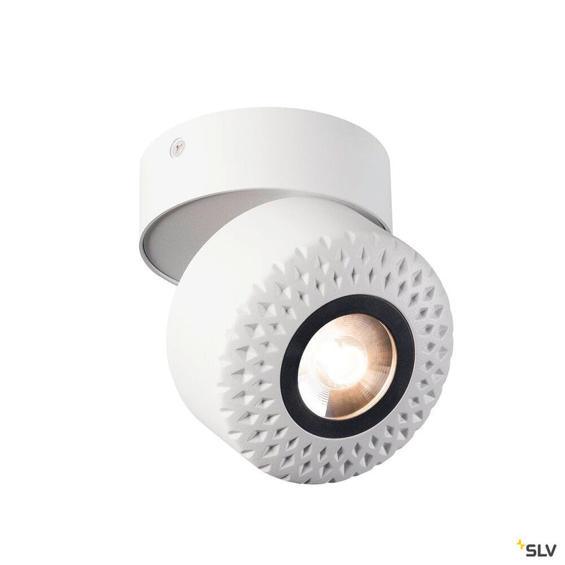 TOTHEE, wall and ceiling light, LED, 3000K, white/black, 50°