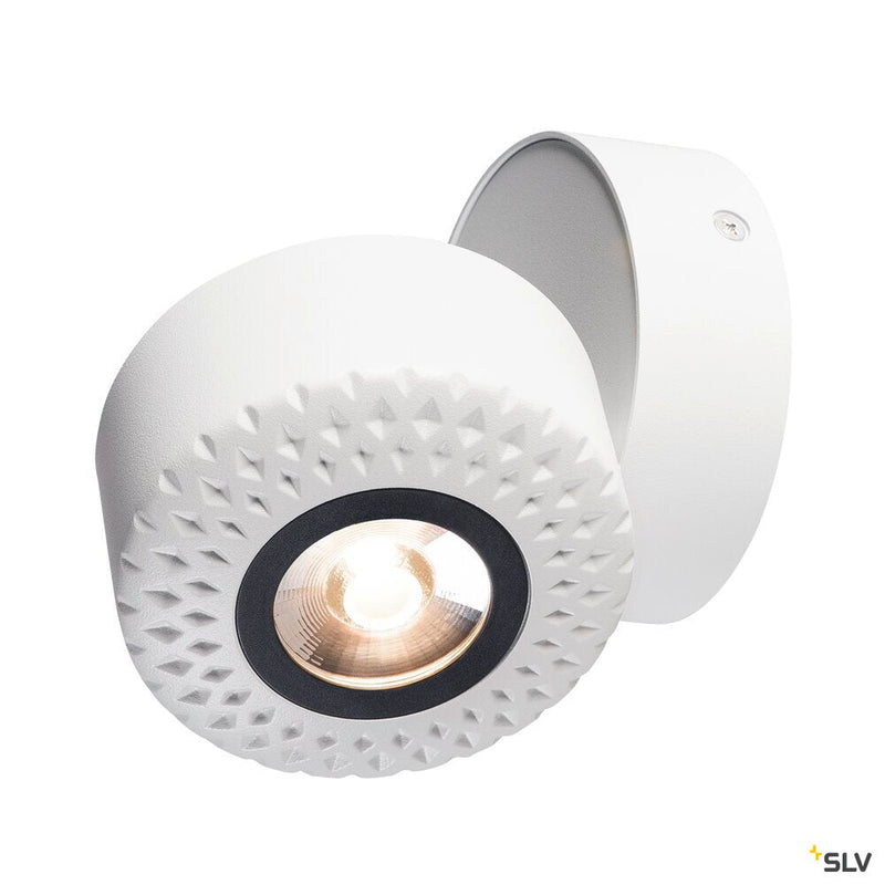 TOTHEE, wall and ceiling light, LED, 3000K, white/black, 50°