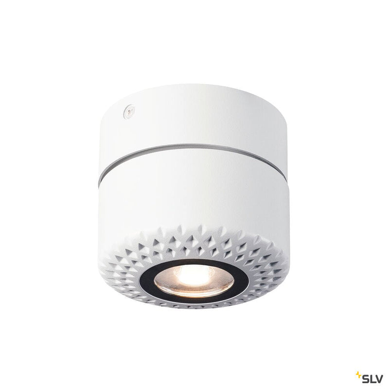 TOTHEE, wall and ceiling light, LED, 3000K, white/black, 50°