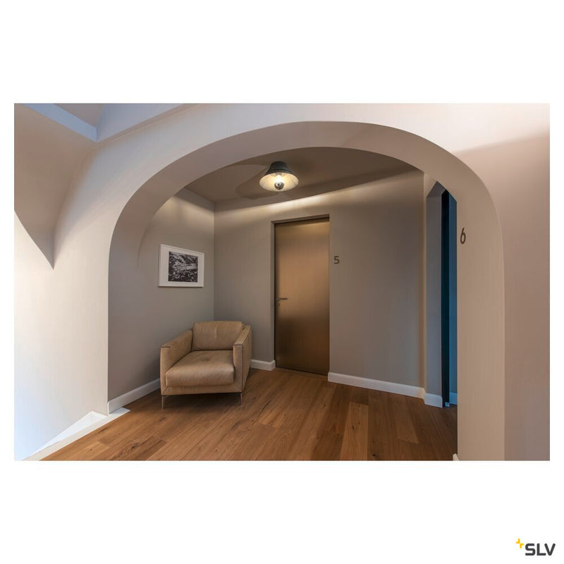 BATO 45 CW, Indoor surface-mounted ceiling light, black, E27, max. 60W