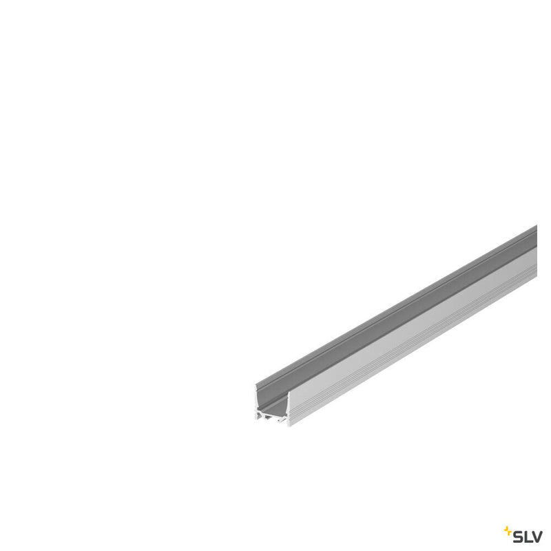 GRAZIA 20, surface mounted profile, LED, standard, grooved, 3m, aluminium