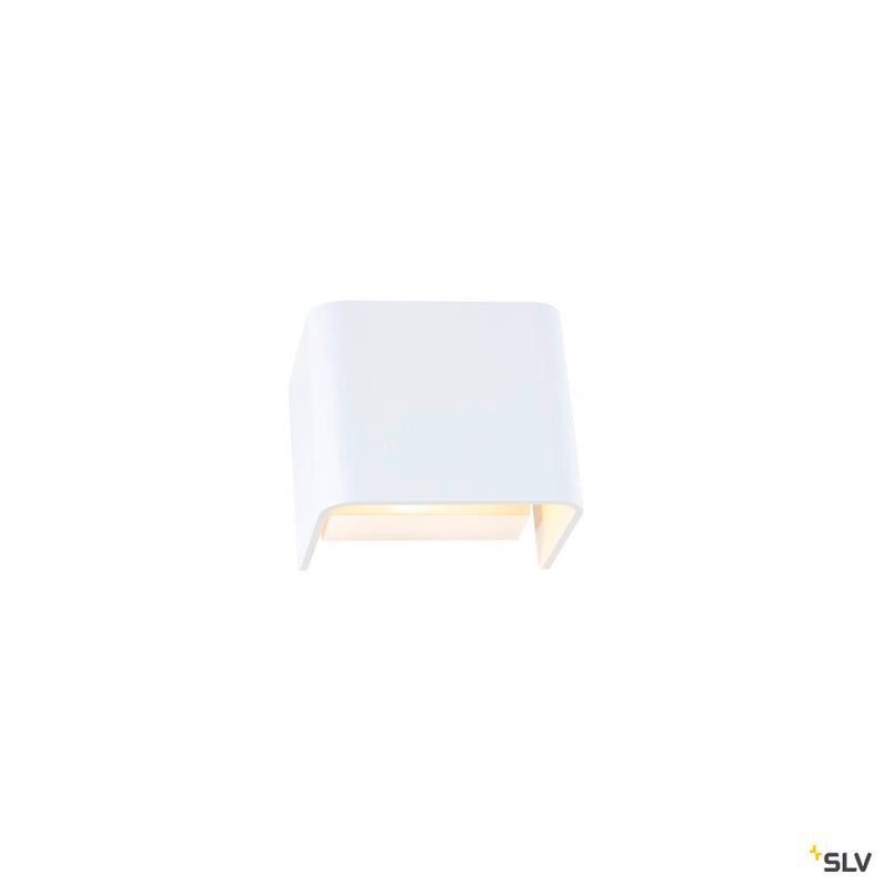 MANA, lamp shade, aluminium, white, L/H/T 12/10/9 cm
