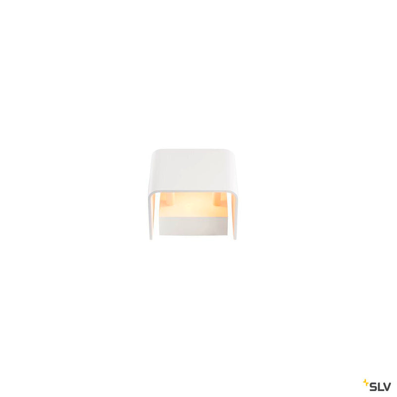 MANA, lamp shade, aluminium, white, L/H/T 12/10/9 cm