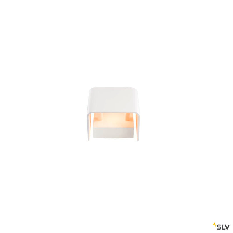 MANA, lamp shade, aluminium, white, L/H/T 12/10/9 cm