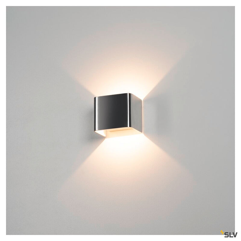 MANA, lamp shade, aluminium, polished aluminium, L/H/T 12/10/9 cm