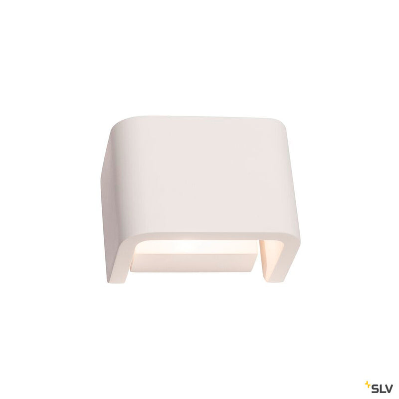 MANA, lamp shade, W/H/D 13,5/10/9,9 cm, plaster, white