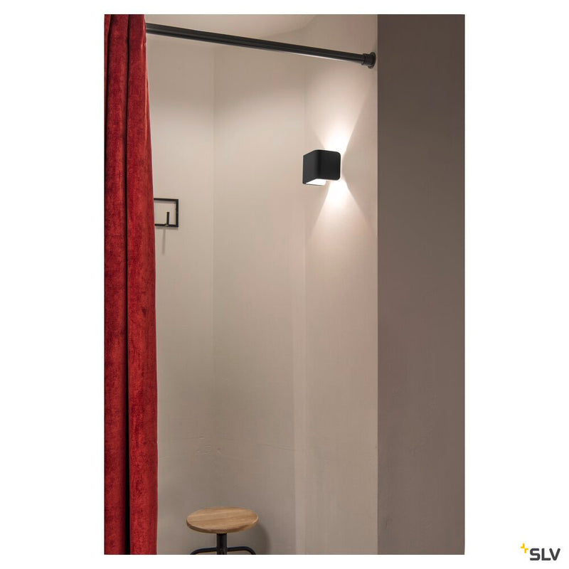 MANA, wall light, LED, 2000K-3000K Dim to Warm, white, W/H/D 9,6/8,5/8,8 cm