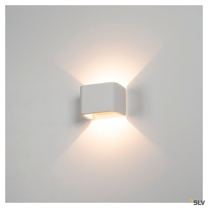 MANA, lamp shade, W/H/D 13,5/10/9,9 cm, plaster, white