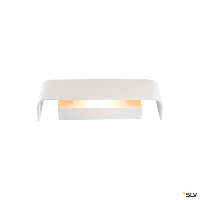 MANA, lamp shade, aluminium, white, L/H/T 29/9,5/7 cm