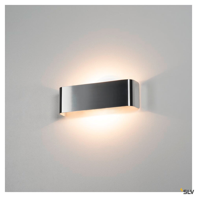 MANA, lamp shade, aluminium, polished aluminium, L/H/T 29/9,5/7 cm