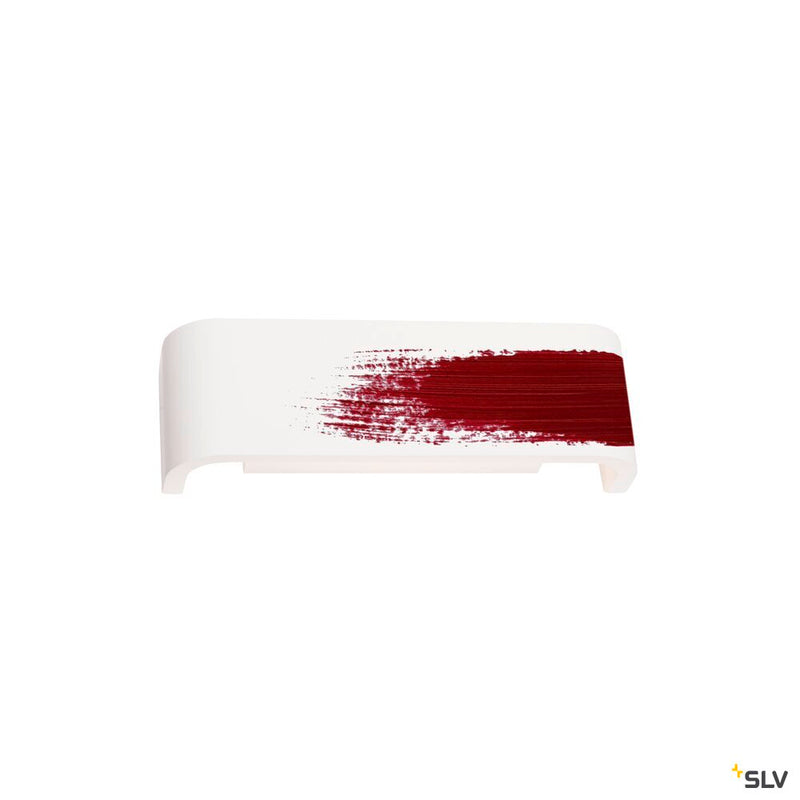 MANA, lamp shade W/H/D 30,9/9,5/7,4 cm, plaster, white