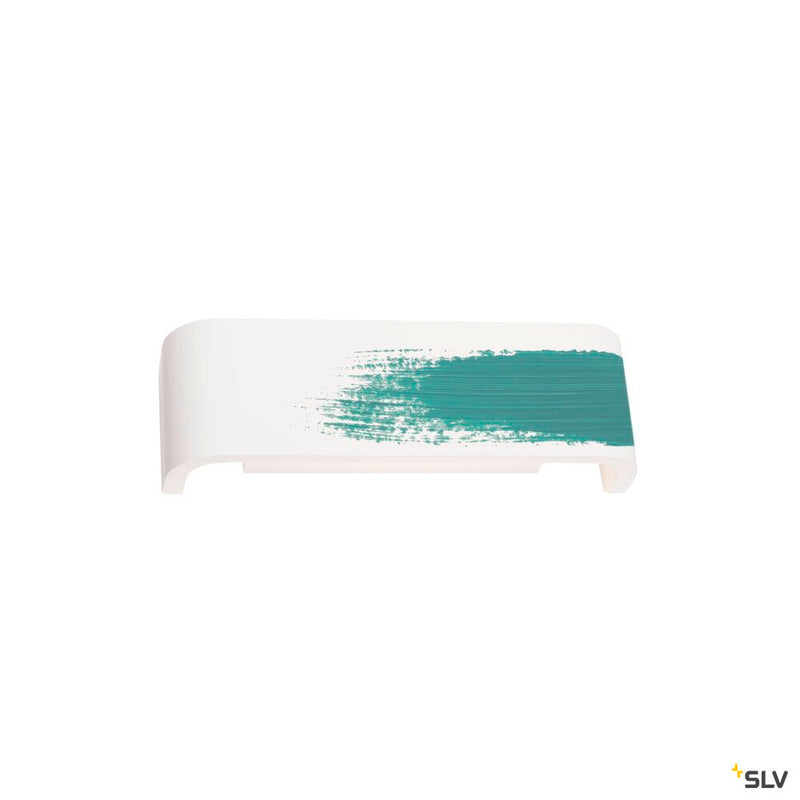 MANA, lamp shade W/H/D 30,9/9,5/7,4 cm, plaster, white