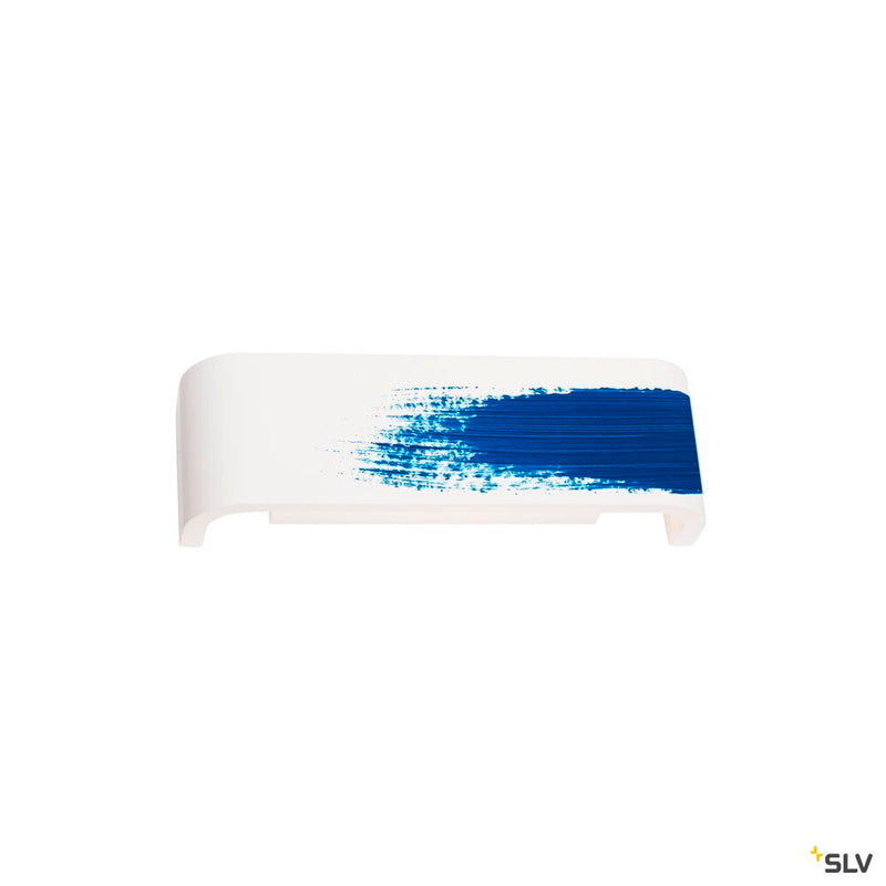 MANA, lamp shade W/H/D 30,9/9,5/7,4 cm, plaster, white