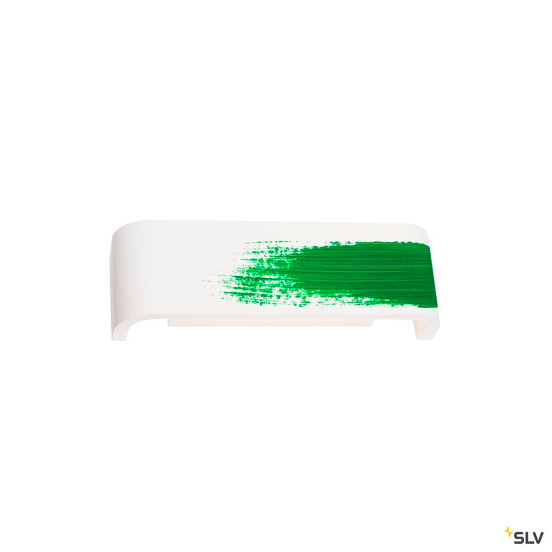 MANA, lamp shade W/H/D 30,9/9,5/7,4 cm, plaster, white