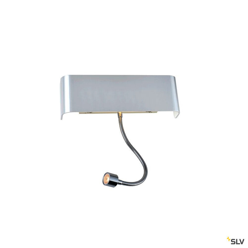 MANA, lamp shade, aluminium, polished aluminium, L/H/T 29/9,5/7 cm