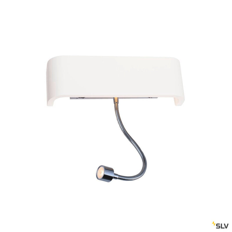 MANA, lamp shade W/H/D 30,9/9,5/7,4 cm, plaster, white