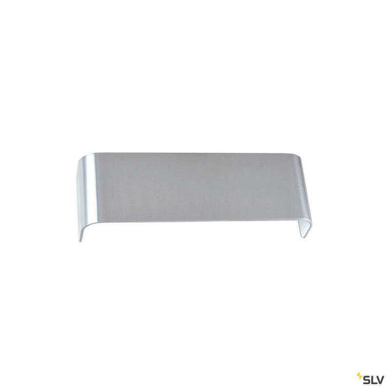 MANA, lamp shade, aluminium, polished aluminium, L/H/T 29/9,5/7 cm