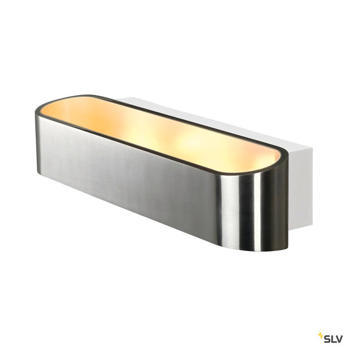 ASSO 300, wall light, LED, 2000K-3000K Dim to Warm, brushed aluminium/white