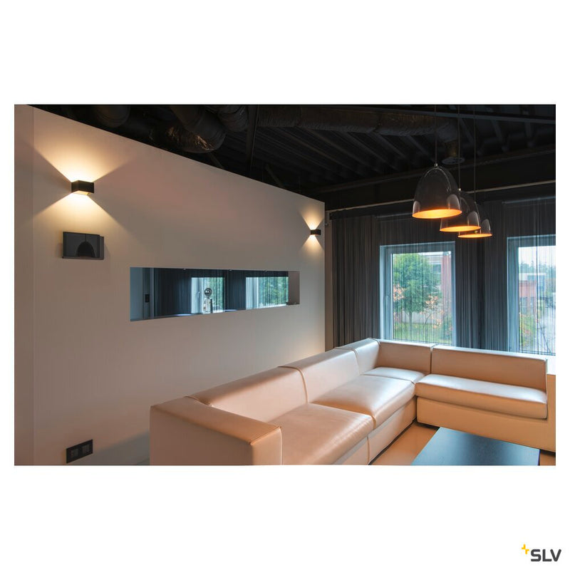 LOGS IN, wall light, LED, 2000K-3000K Dim to Warm, black/brass