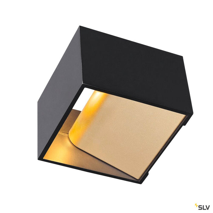 LOGS IN, wall light, LED, 2000K-3000K Dim to Warm, black/brass