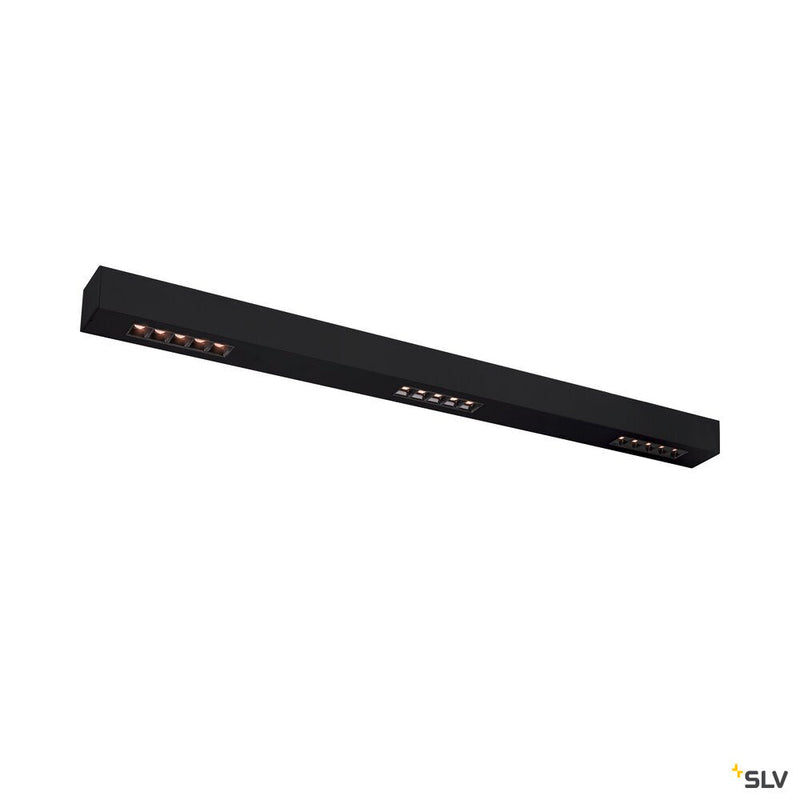 Q-LINE CL, LED Indoor surface-mounted ceiling light, 1m, BAP, black, 3000K