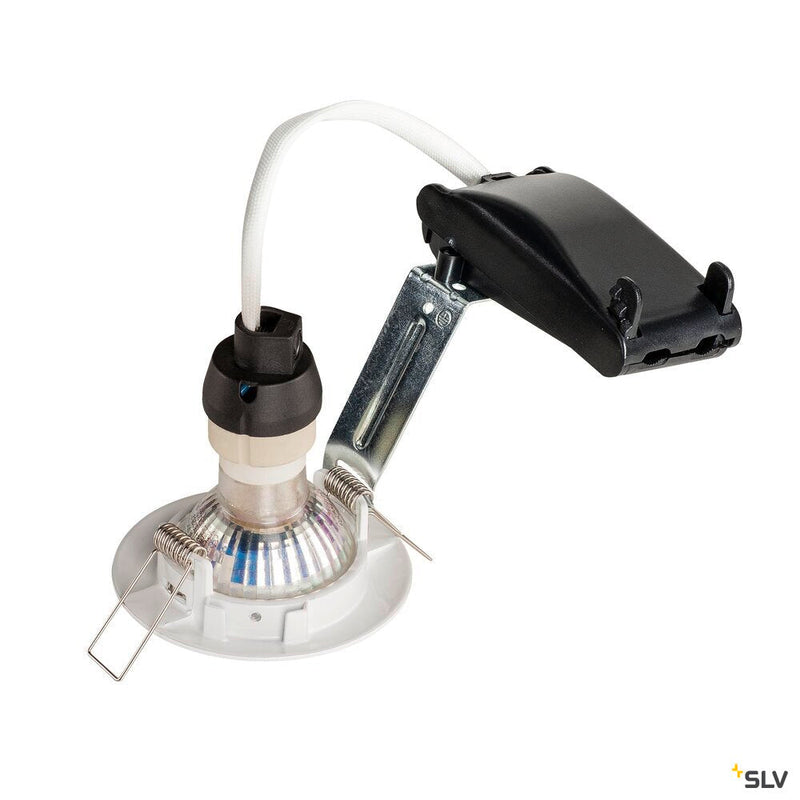 PIKA, recessed ceiling light, QPAR51, rigid, white, max. 50W