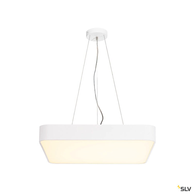 MEDO 60, ceiling light, LED, 3000K, square, white, 1-10V