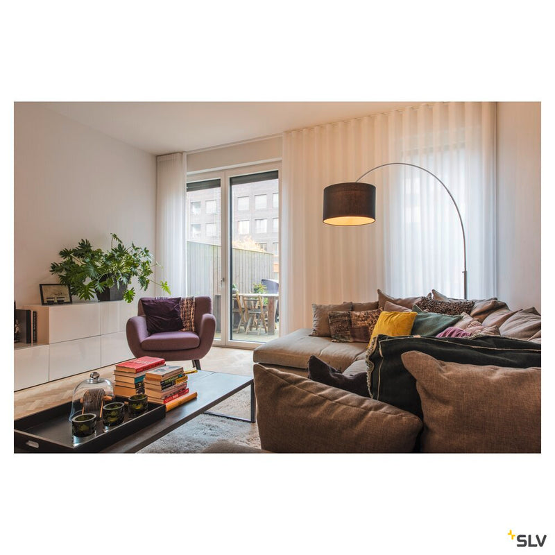 FENDA BOW BASIC, E27, chrome, max. 40W