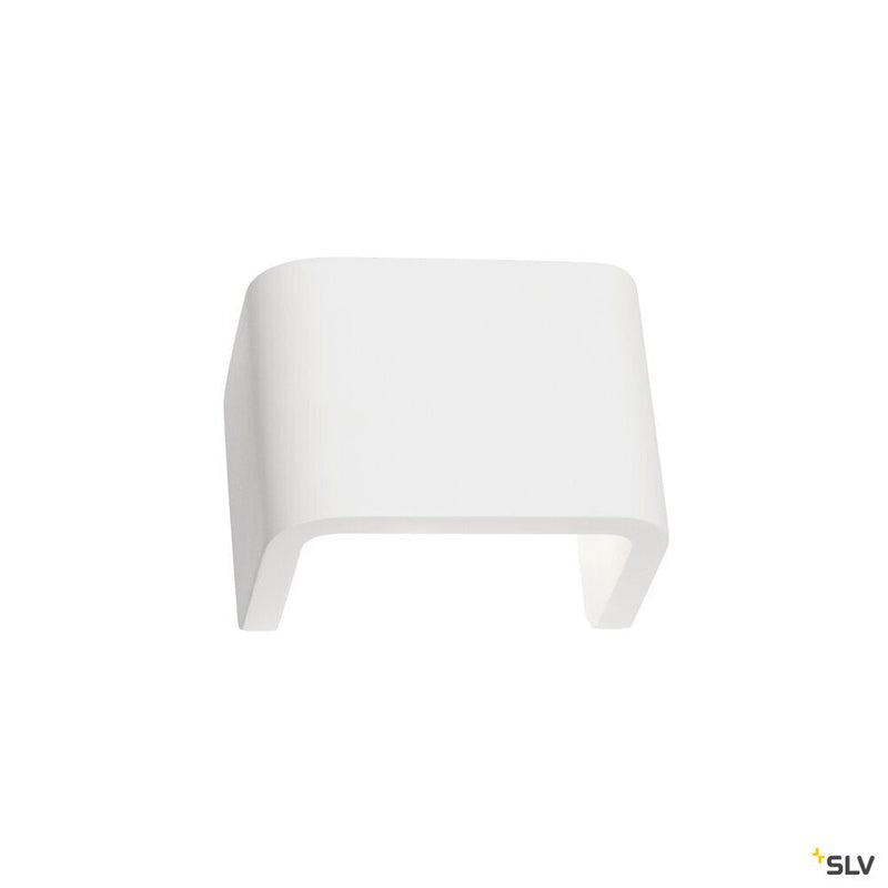 MANA, lamp shade, W/H/D 13,5/10/9,9 cm, plaster, white