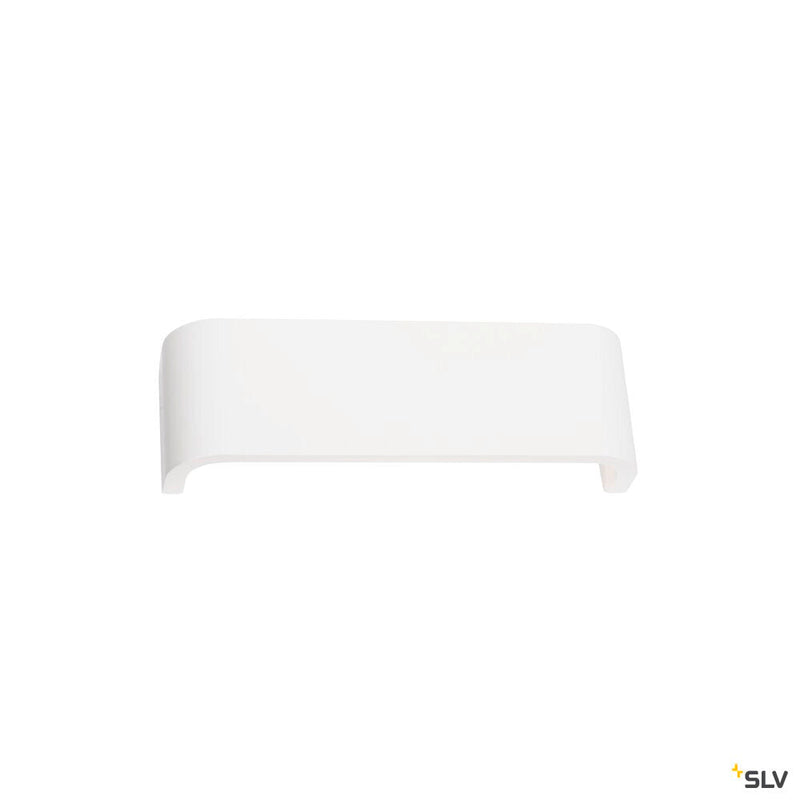 MANA, lamp shade W/H/D 30,9/9,5/7,4 cm, plaster, white