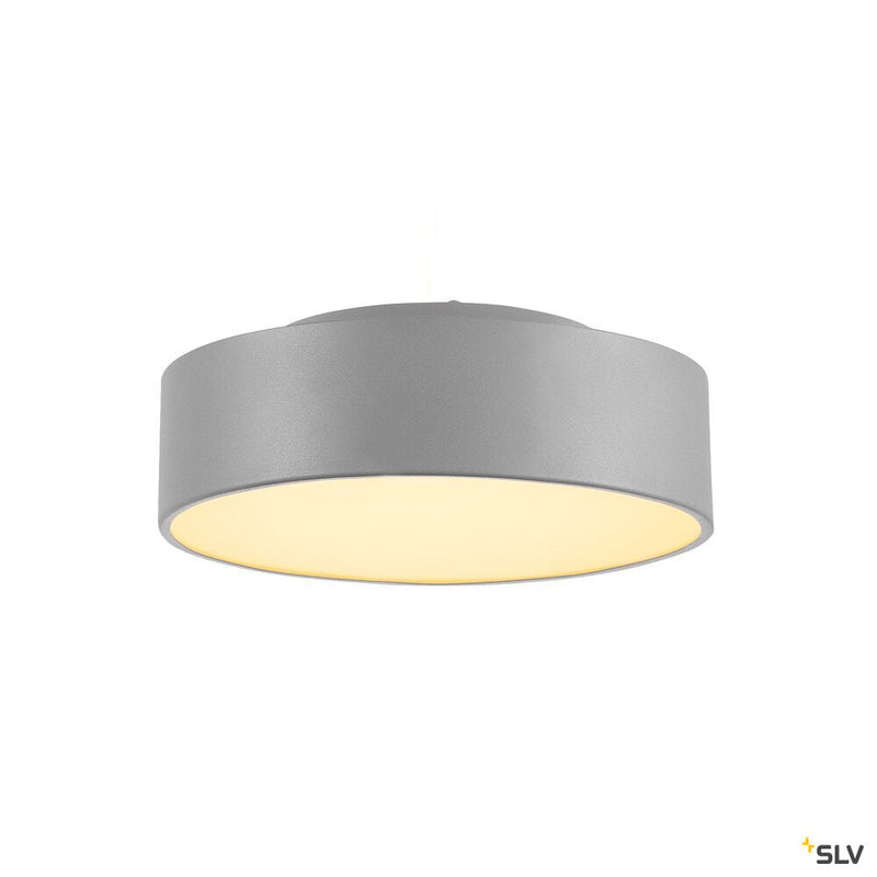 MEDO 30, ceiling light, LED, 3000K, silver-grey, 1-10V