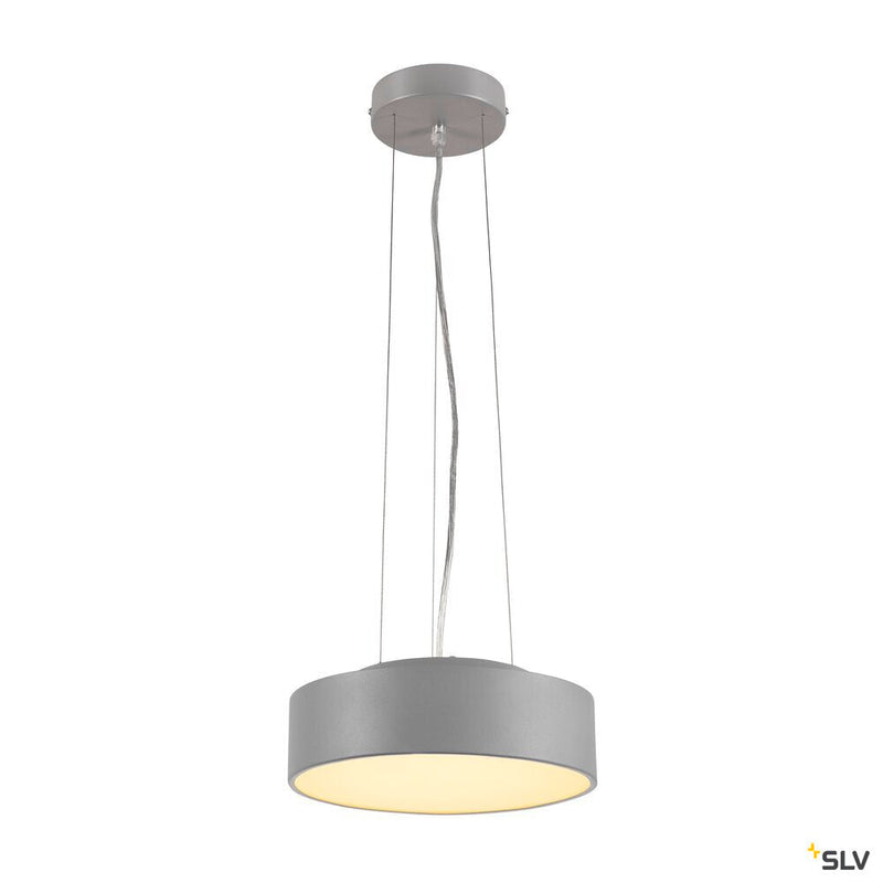 MEDO 30, ceiling light, LED, 3000K, silver-grey, 1-10V