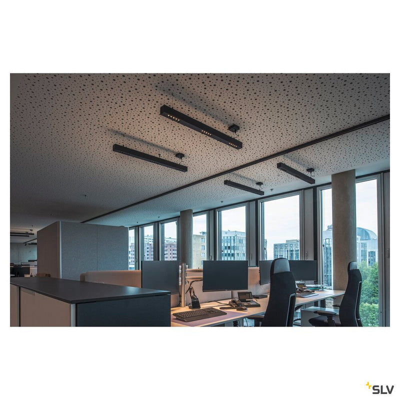 Q-LINE PD, LED Indoor pendant light, 1m, BAP, black, 3000K