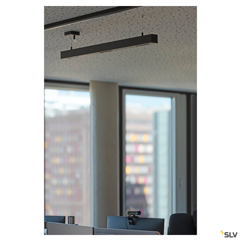 Q-LINE PD, LED Indoor pendant light, 1m, BAP, black, 4000K